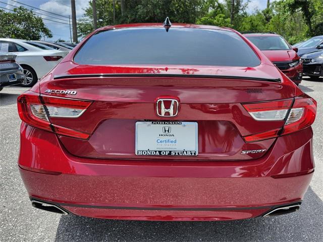 used 2022 Honda Accord car, priced at $25,980