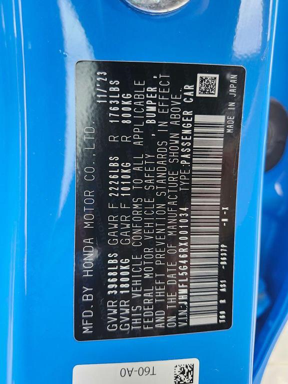 used 2024 Honda Civic Type R car, priced at $45,896