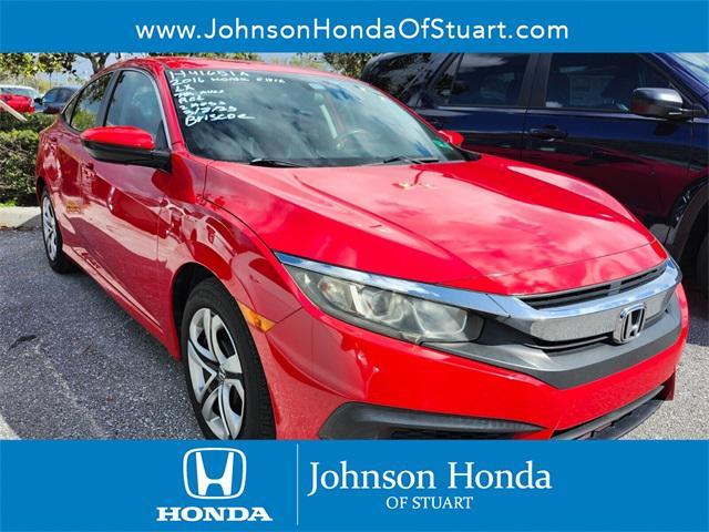 used 2016 Honda Civic car, priced at $12,928