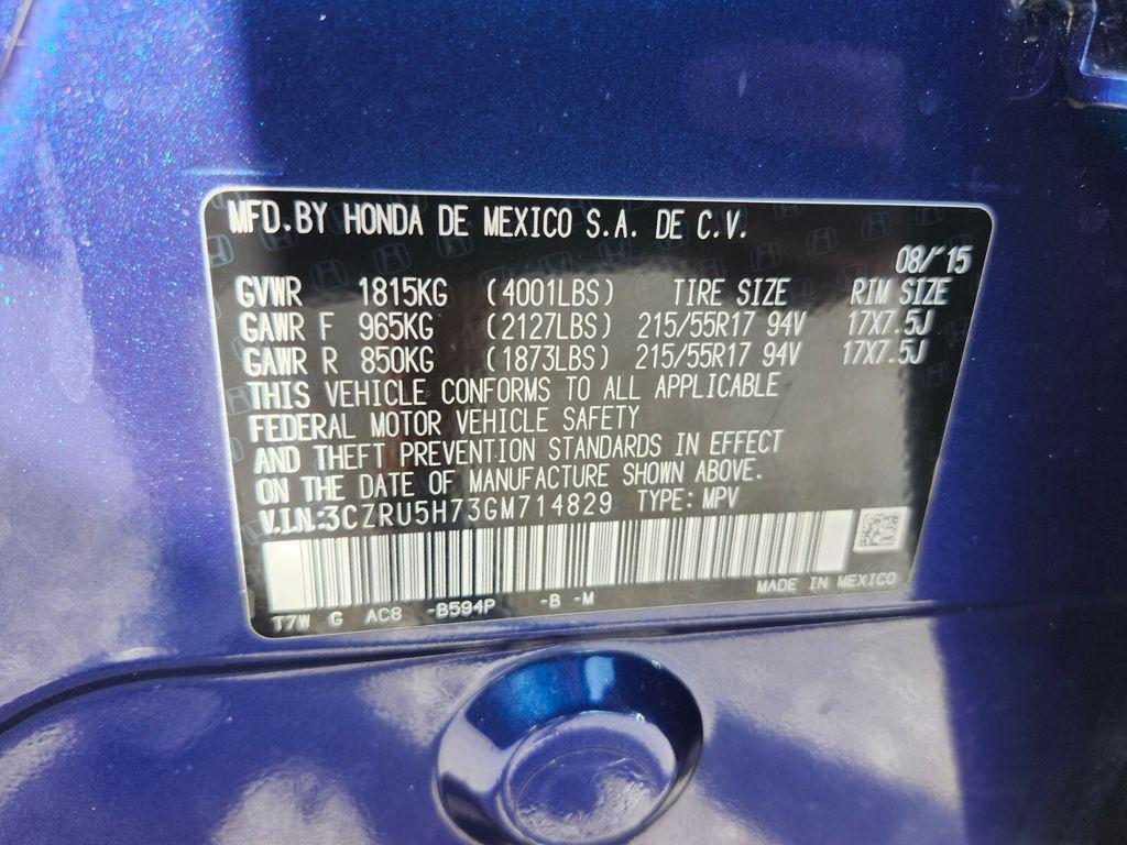 used 2016 Honda HR-V car, priced at $16,520