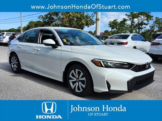 new 2025 Honda Civic car, priced at $25,400
