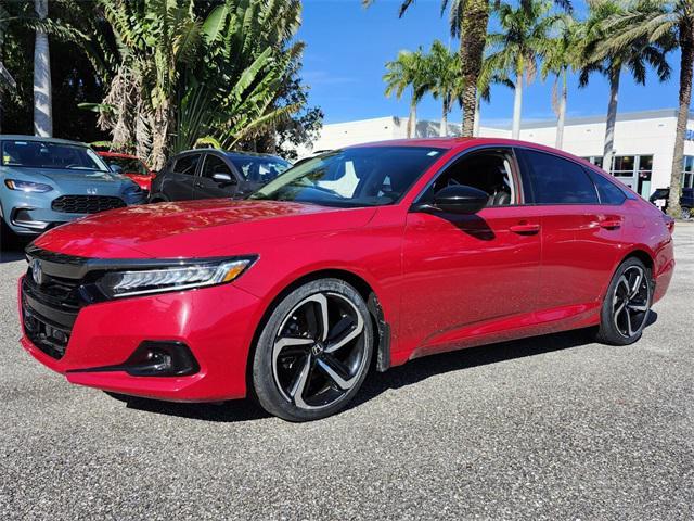 used 2022 Honda Accord car, priced at $26,250