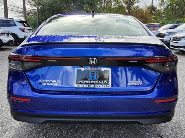 new 2025 Honda Accord Hybrid car, priced at $35,205