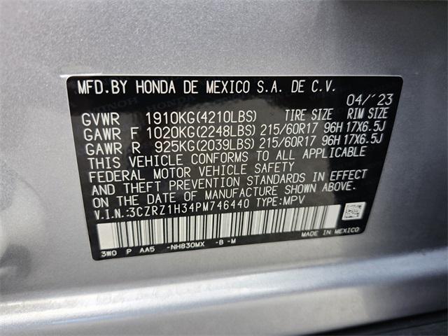 used 2023 Honda HR-V car, priced at $24,317