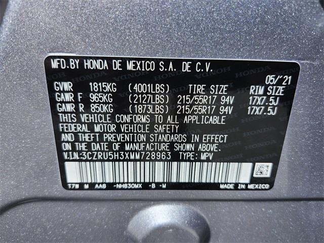 used 2021 Honda HR-V car, priced at $20,798