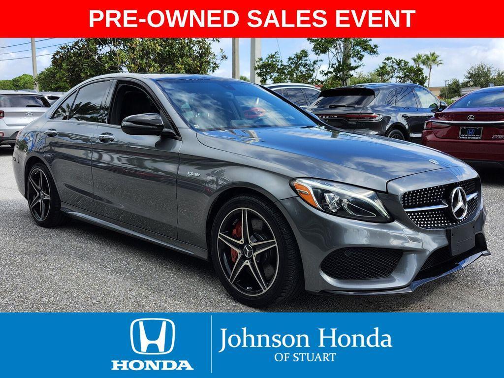 used 2018 Mercedes-Benz AMG C 43 car, priced at $23,792