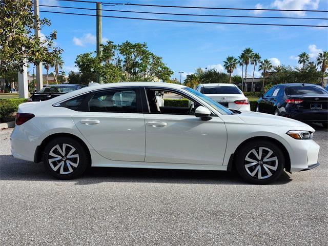 new 2025 Honda Civic car, priced at $25,800