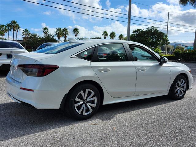 new 2025 Honda Civic car, priced at $25,800