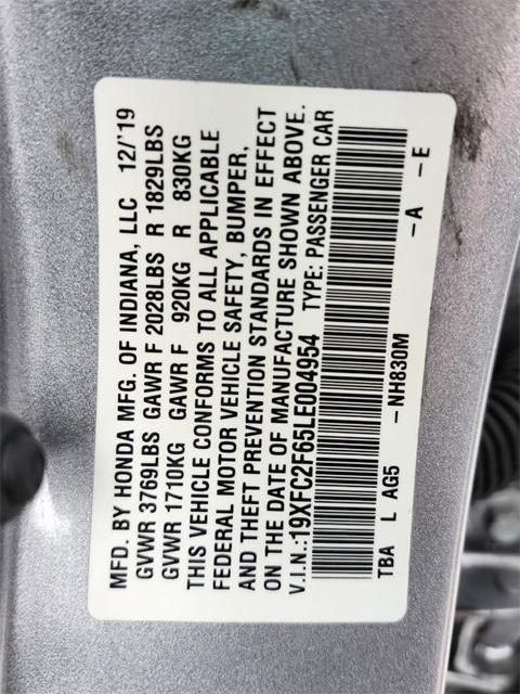 used 2020 Honda Civic car, priced at $18,151