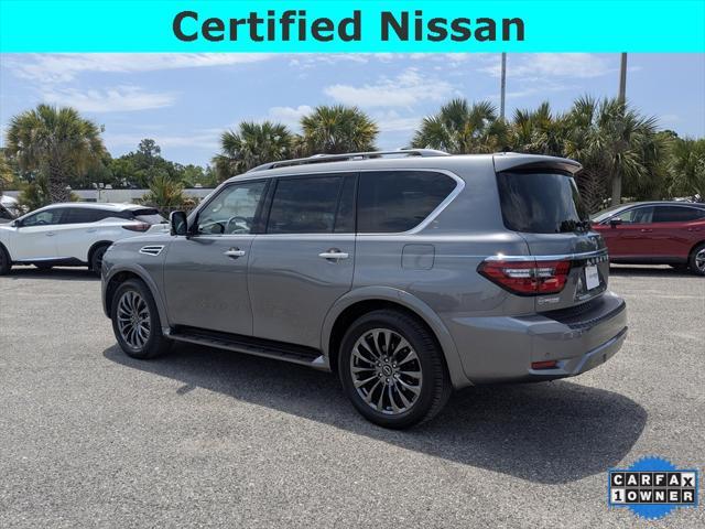 used 2023 Nissan Armada car, priced at $46,000