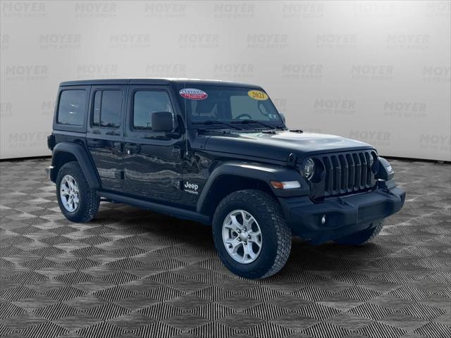 used 2021 Jeep Wrangler Unlimited car, priced at $32,789