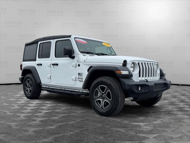 used 2020 Jeep Wrangler Unlimited car, priced at $24,386