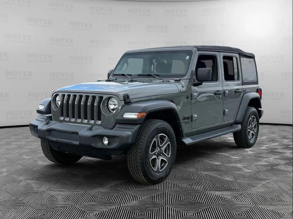 used 2021 Jeep Wrangler Unlimited car, priced at $30,599
