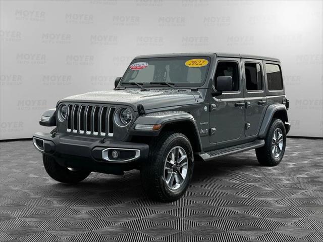 used 2022 Jeep Wrangler Unlimited car, priced at $34,888