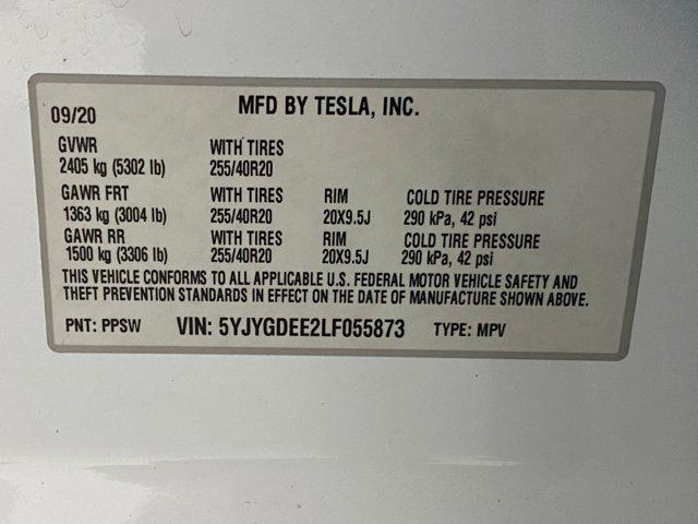 used 2020 Tesla Model Y car, priced at $24,596