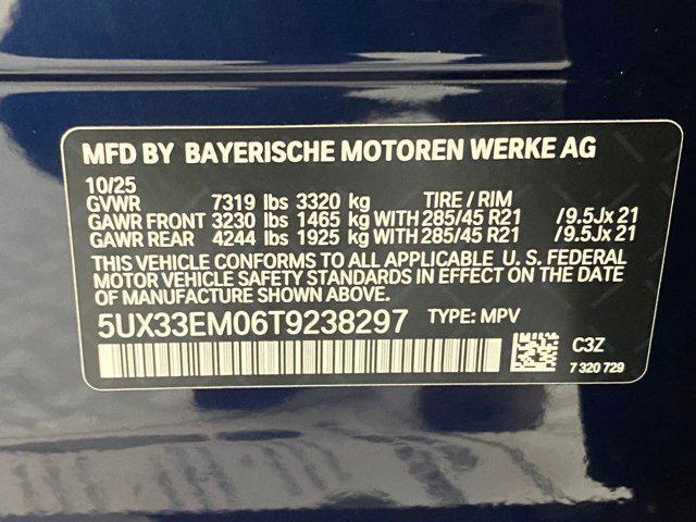 new 2026 BMW X7 car, priced at $129,140