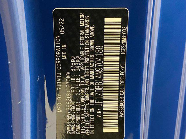 used 2022 Subaru BRZ car, priced at $25,997