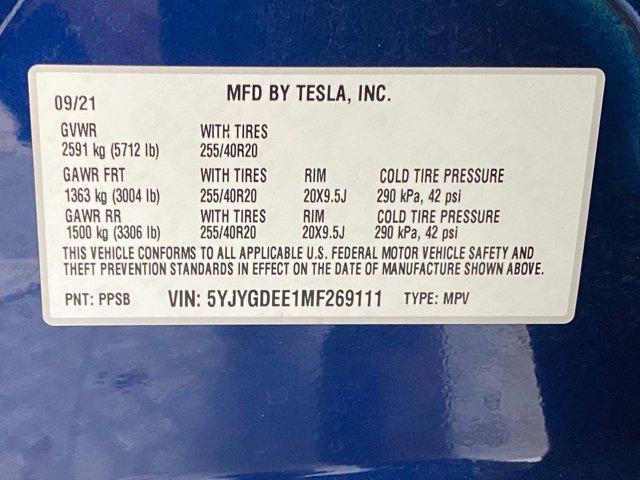 used 2021 Tesla Model Y car, priced at $25,999