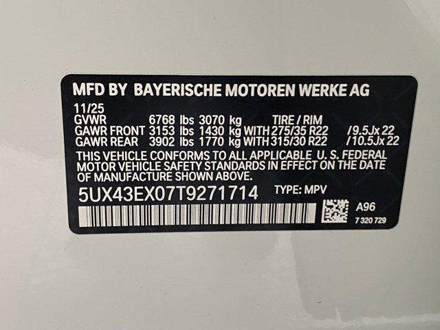 new 2026 BMW X6 car, priced at $108,775