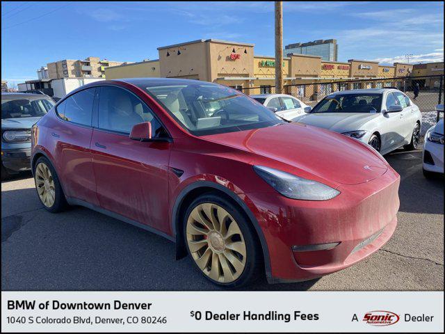 used 2021 Tesla Model Y car, priced at $28,999