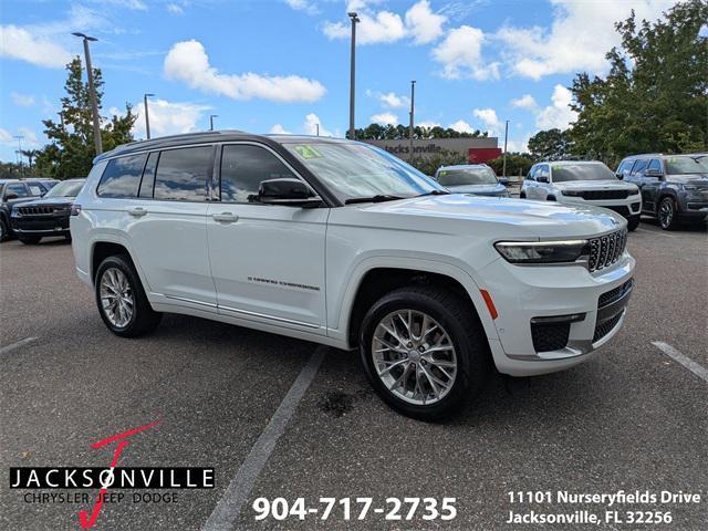 used 2021 Jeep Grand Cherokee L car, priced at $36,990