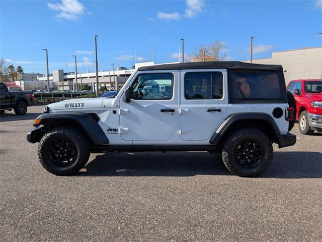 used 2021 Jeep Wrangler car, priced at $33,000