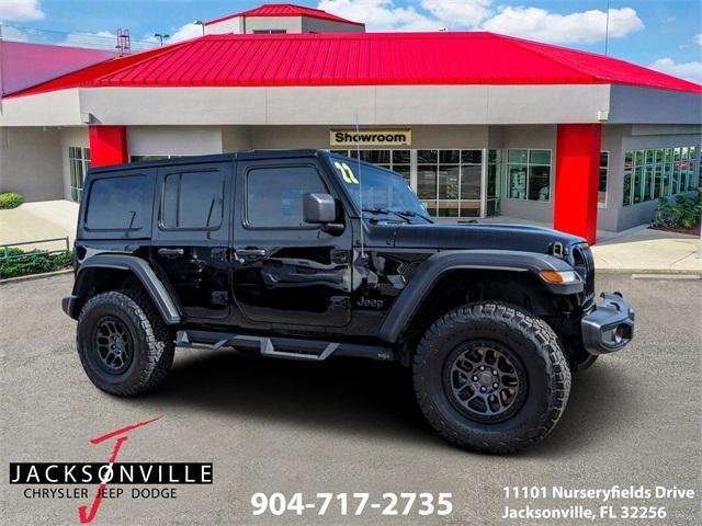 used 2022 Jeep Wrangler Unlimited car, priced at $46,970