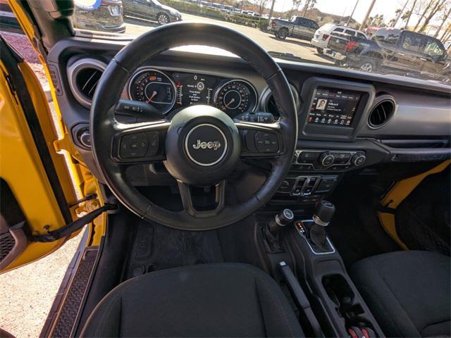 used 2021 Jeep Wrangler car, priced at $28,000