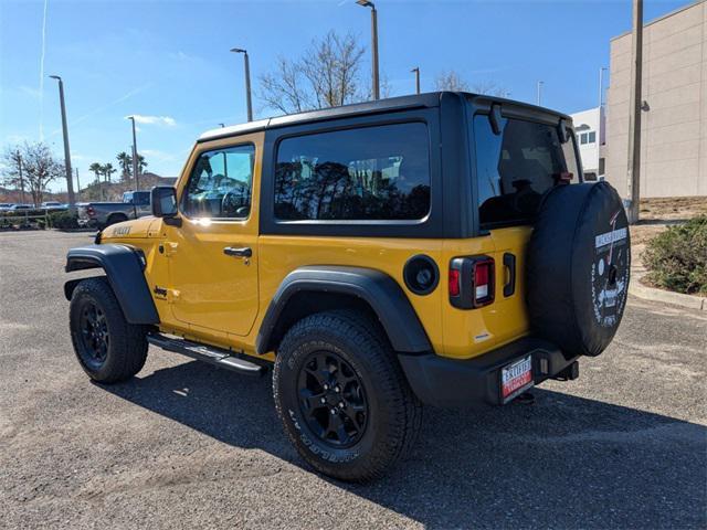 used 2021 Jeep Wrangler car, priced at $28,000