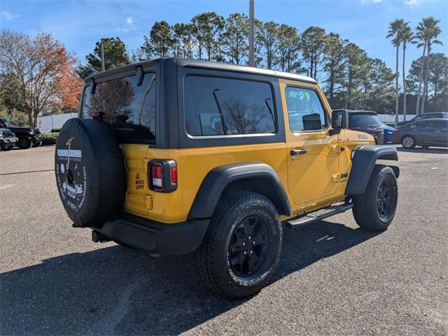 used 2021 Jeep Wrangler car, priced at $28,000