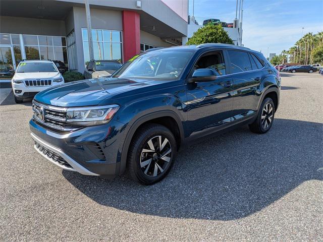 used 2022 Volkswagen Atlas Cross Sport car, priced at $23,500