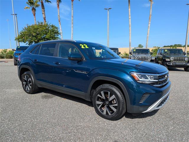 used 2022 Volkswagen Atlas Cross Sport car, priced at $23,500