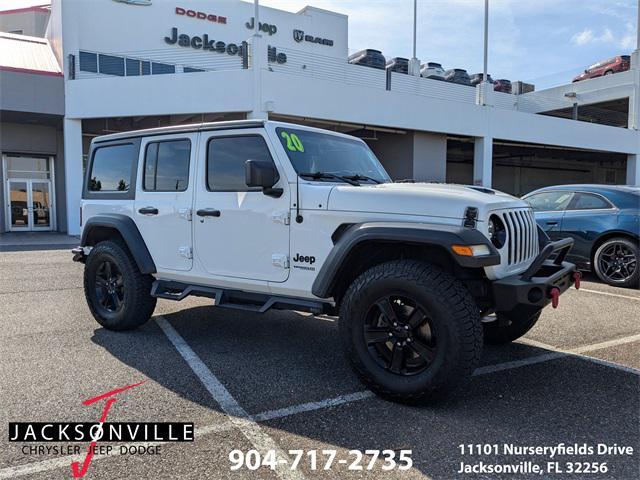 used 2020 Jeep Wrangler Unlimited car, priced at $29,990