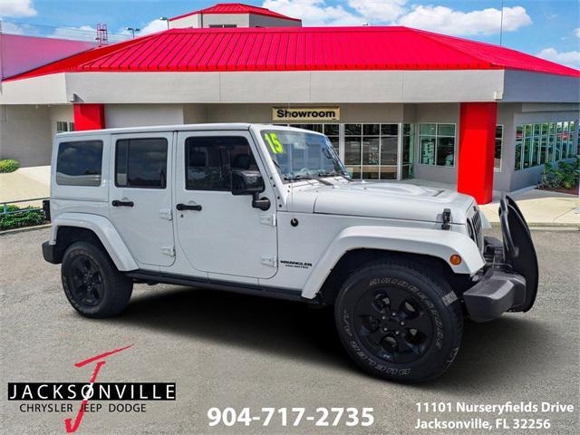 used 2015 Jeep Wrangler Unlimited car, priced at $18,500