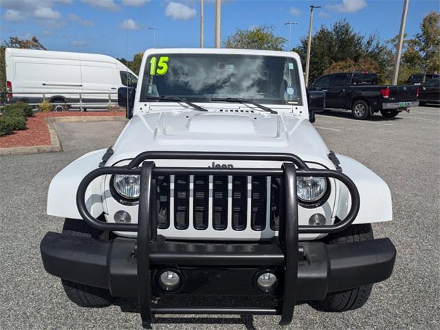 used 2015 Jeep Wrangler Unlimited car, priced at $18,500