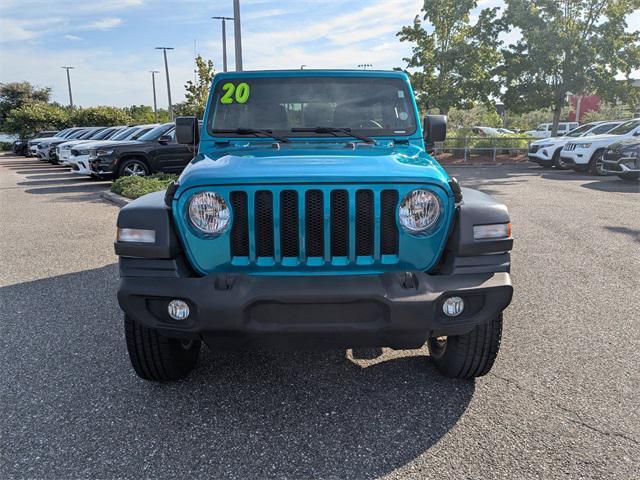 used 2020 Jeep Wrangler Unlimited car, priced at $28,500