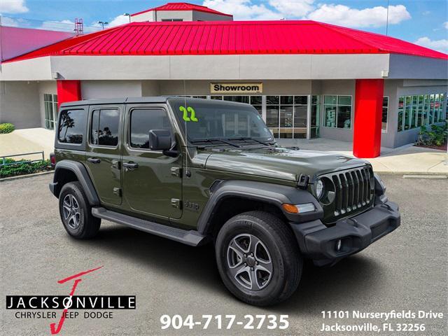 used 2022 Jeep Wrangler Unlimited car, priced at $33,990
