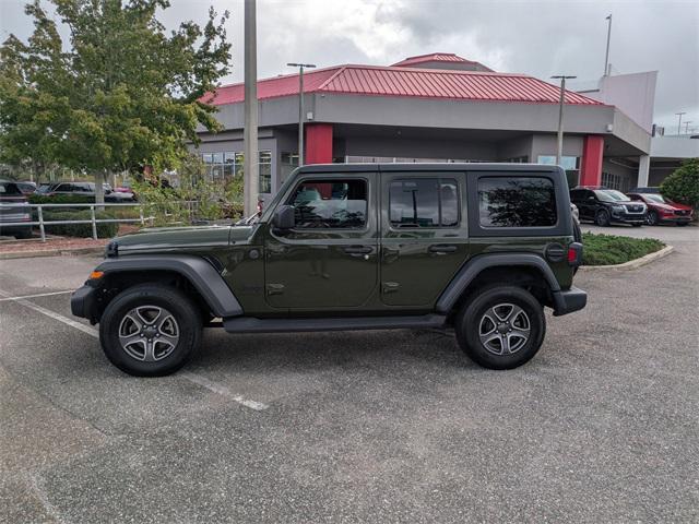 used 2022 Jeep Wrangler Unlimited car, priced at $33,990