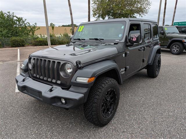 used 2018 Jeep Wrangler Unlimited car, priced at $21,990