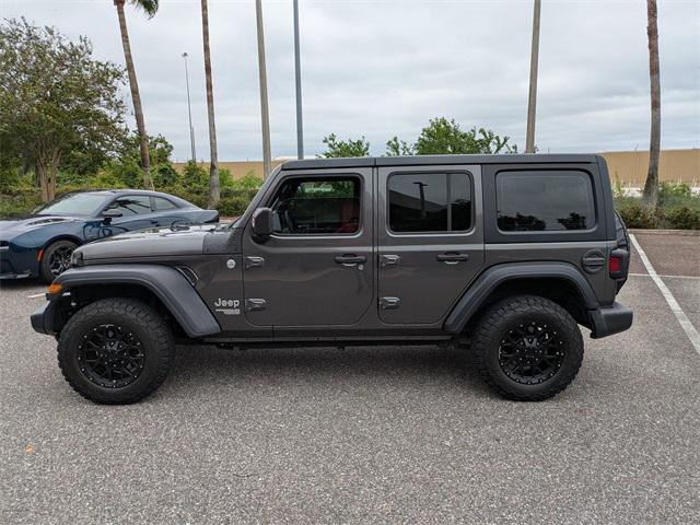 used 2018 Jeep Wrangler Unlimited car, priced at $21,990