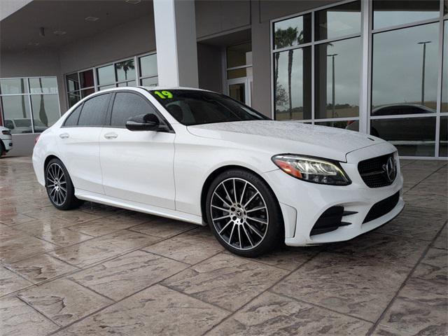 used 2019 Mercedes-Benz C-Class car, priced at $22,000