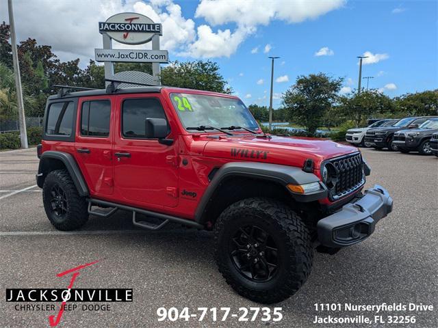 used 2024 Jeep Wrangler car, priced at $42,990