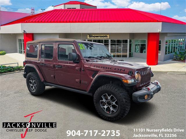 used 2021 Jeep Wrangler Unlimited car, priced at $36,950