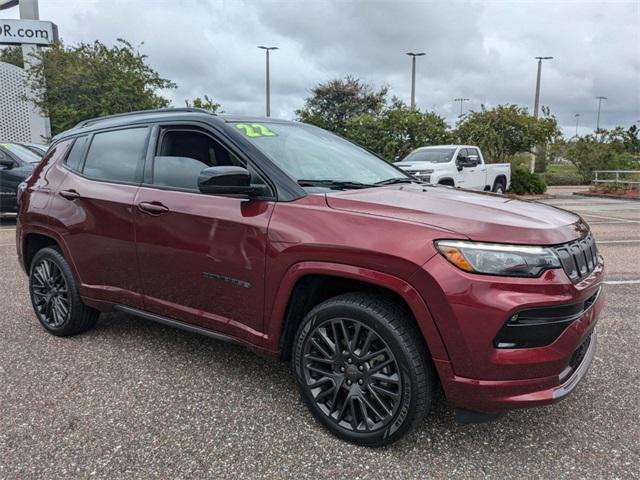 used 2022 Jeep Compass car, priced at $27,500