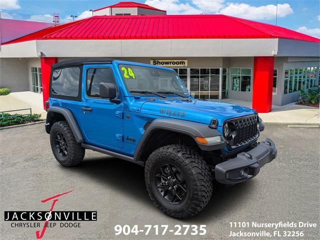 used 2024 Jeep Wrangler car, priced at $39,700