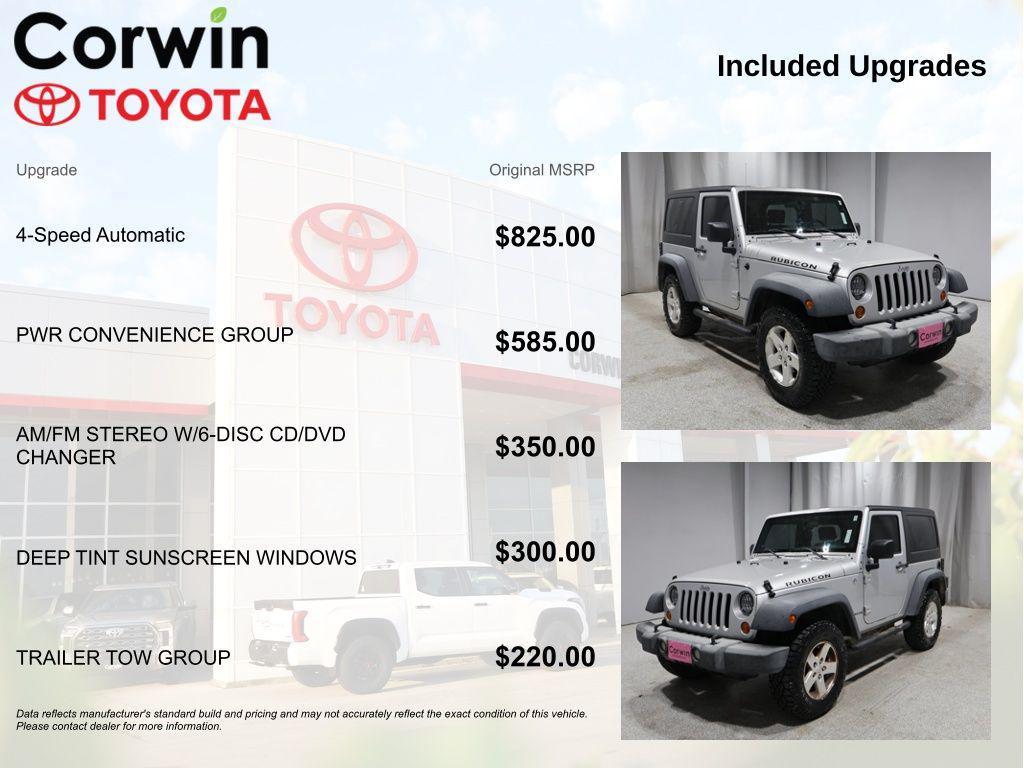 used 2008 Jeep Wrangler car, priced at $12,275