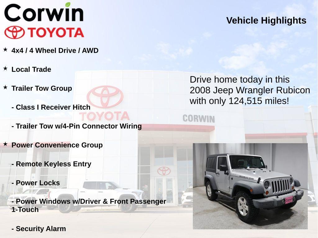 used 2008 Jeep Wrangler car, priced at $12,275