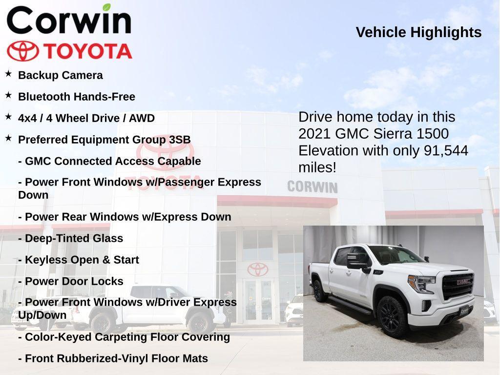 used 2021 GMC Sierra 1500 car, priced at $31,905