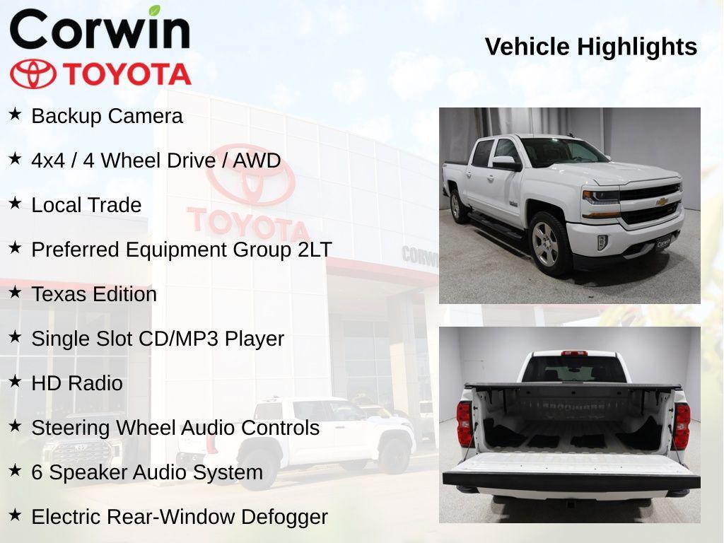 used 2018 Chevrolet Silverado 1500 car, priced at $24,985