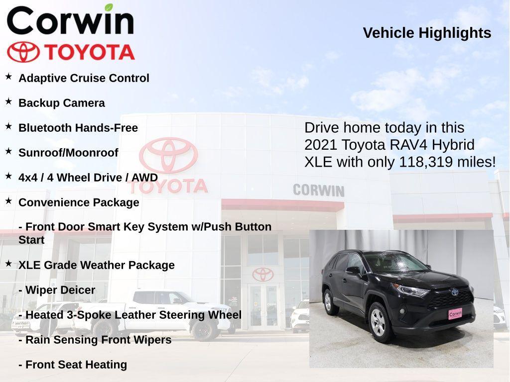 used 2021 Toyota RAV4 Hybrid car, priced at $23,613